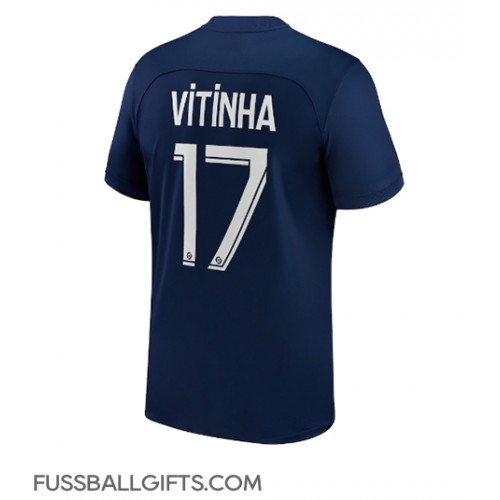 Paris Saint-Germain Vitinha Ferreira #17 Fußballbekleidung Heimtrikot 2022-23 Kurzarm
